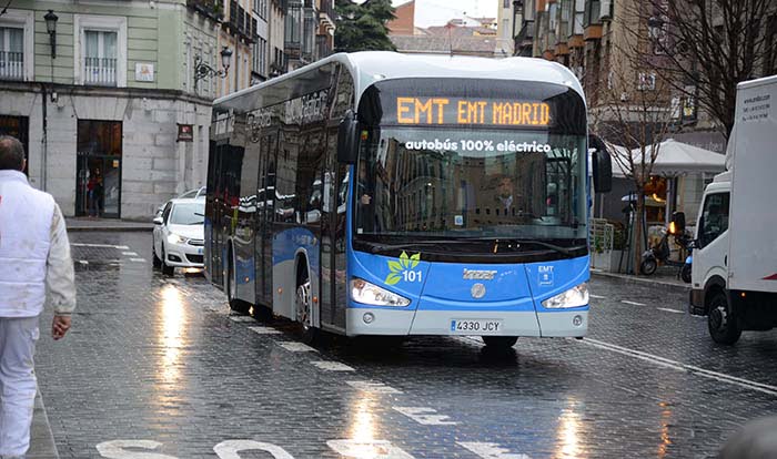 recorrer Madrid en autobus